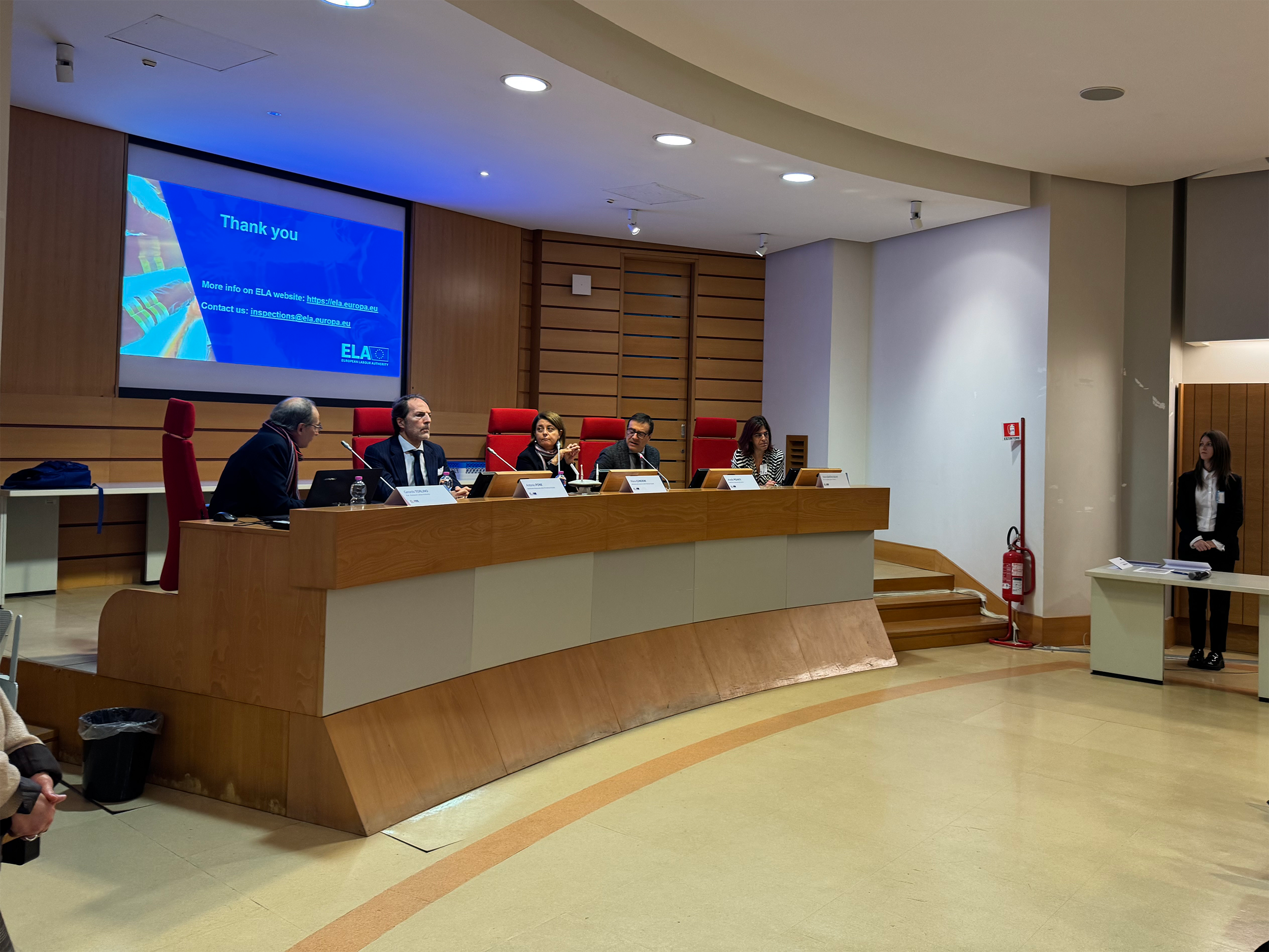 National Training for Italian Labour and Social Inspectors 1