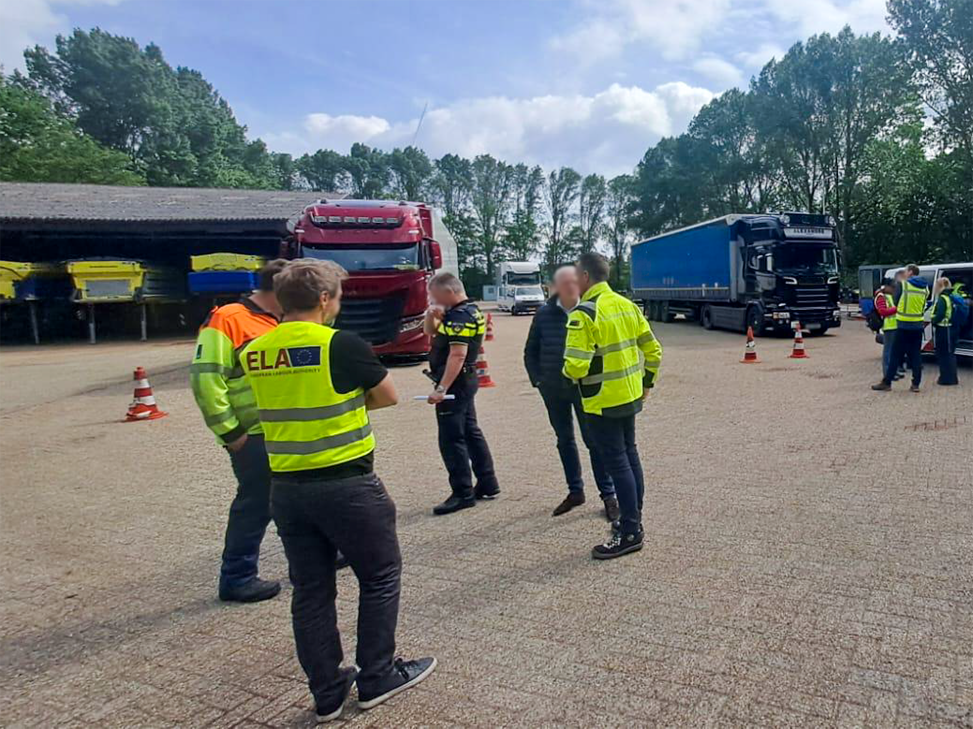 Joint inspections reveal truck drivers working illegally in the Netherlands and Belgium 5
