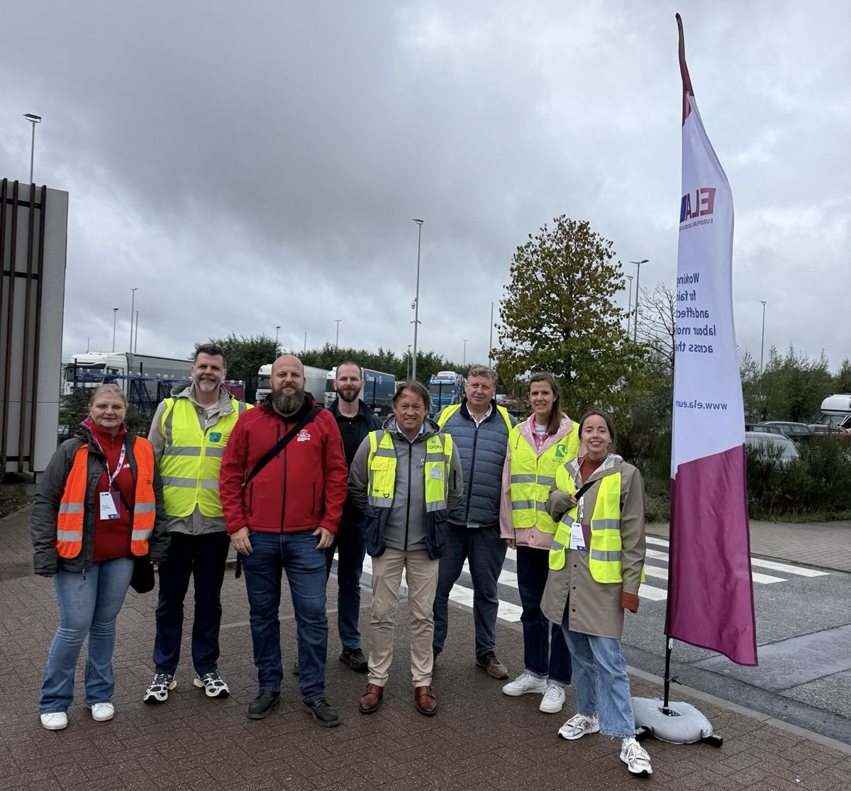 Roadshow for HGV drivers on SSPA in Belgium  7