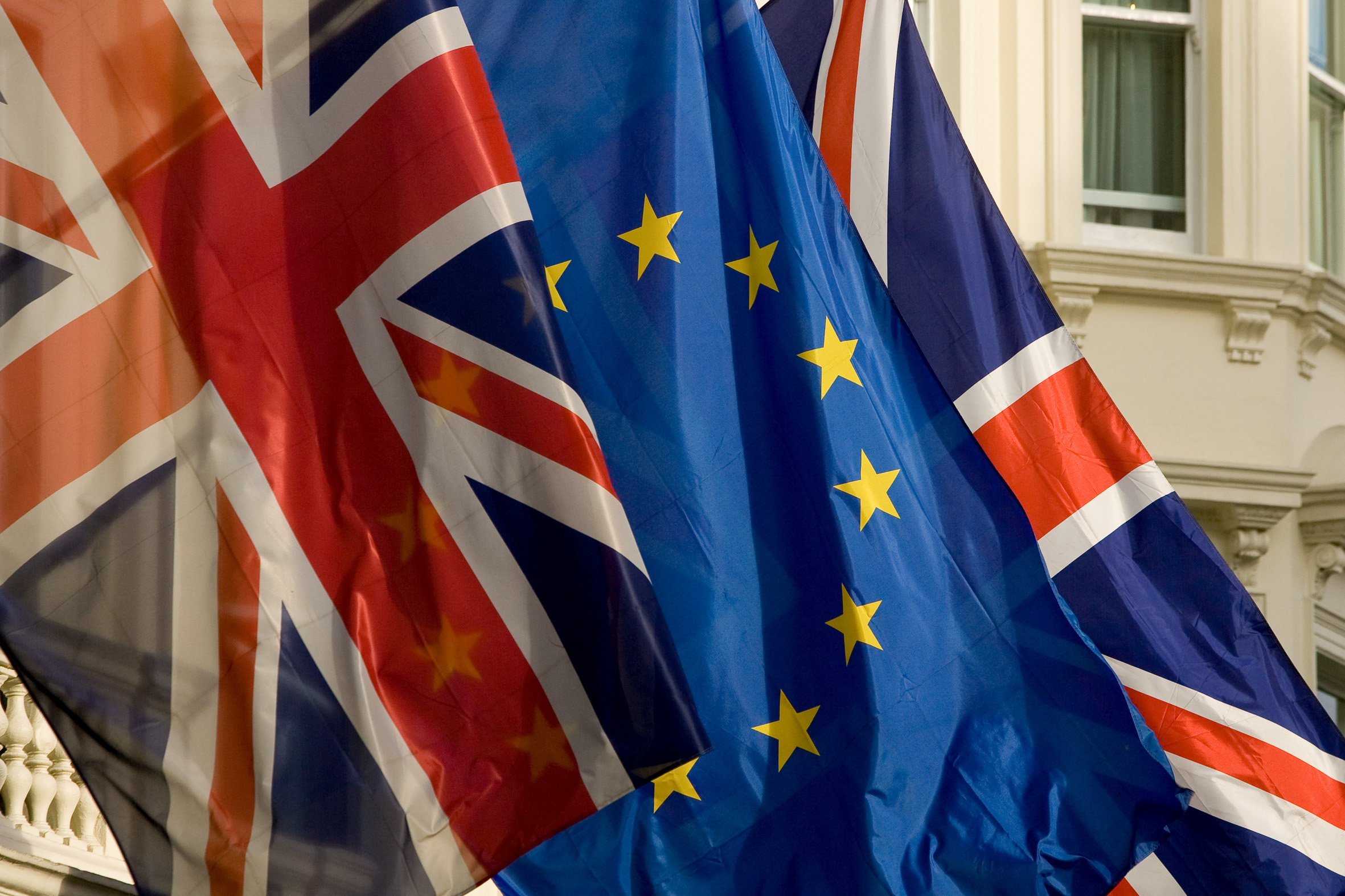 EU and British flags © European Communities, 2008