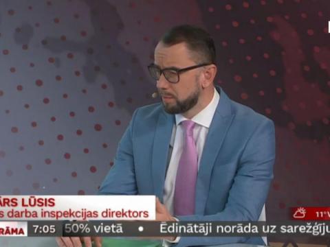 Latvia - State Labour Inspectorate Director's TV interview