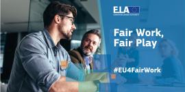 Fair work 4 fair play #EU4FairWork poster © 2020 European Union