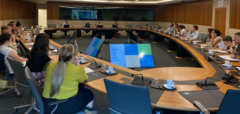 people around the table for the Training in brussels