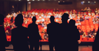 performers on stage