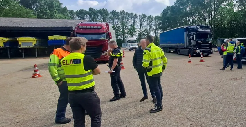 Joint inspections reveal truck drivers working illegally in the Netherlands and Belgium 5