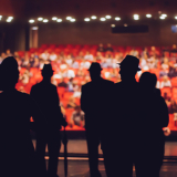 performers on stage