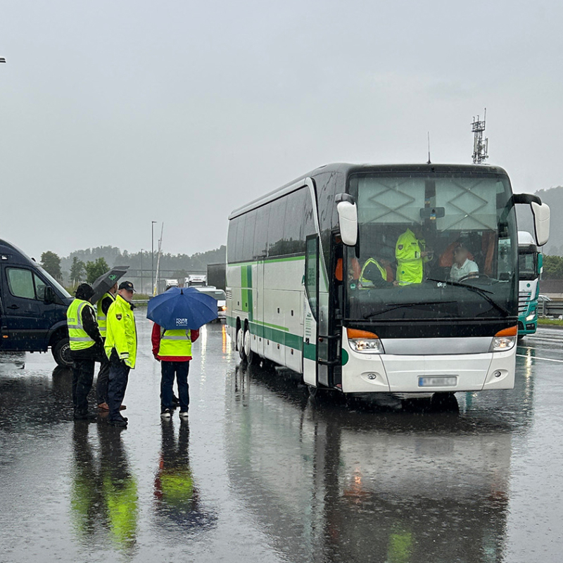 Bus inspection Slovenia - webnews picture