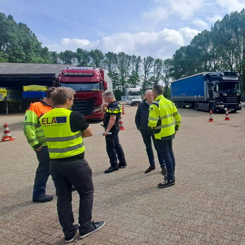 Joint inspections reveal truck drivers working illegally in the Netherlands and Belgium 5
